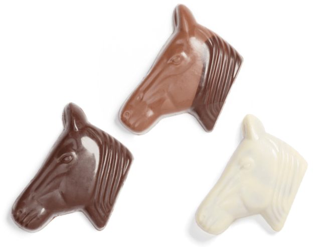 Heerlijke chocolade paardjes